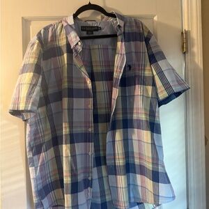 U.S. Polo Assn. Men's Multicolor Plaid Shirt